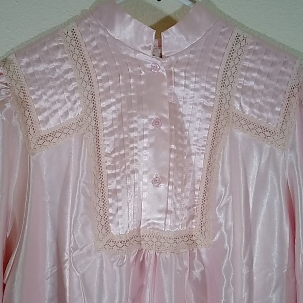 Vintage Elise Stevens Flannl Hause Dress Size 16 Approximately Nightgown